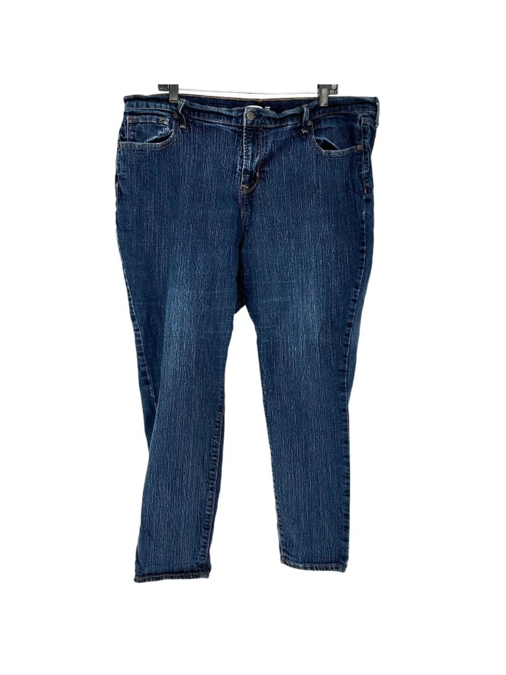 Old Navy Curvy Skinny Jeans Womens Size 18 Short Dark Wash Stretch Denim Comfort